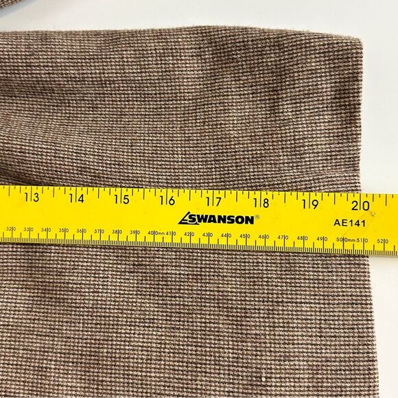 Vintage Pendleton Brown Wool Blazer & Midi Skirt Suit Set S - Picture 8 of 16